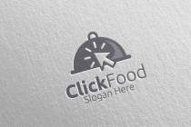 Click Food Logo For Restaurant Or Cafe Screenshot 3