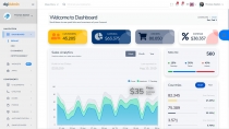 digiAdmin - Bootstrap Responsive Admin Dashboard Screenshot 1