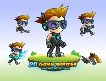 Calvin 2D Game Charcter Sprites Screenshot 1