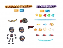 Ninja  2D Game Character Sprites Screenshot 3