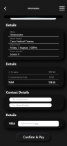 UI Cinema Ticket Template Theme User Interface Screenshot 2