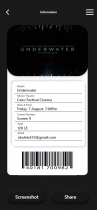 UI Cinema Ticket Template Theme User Interface Screenshot 3