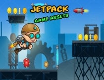 Jetpack Boy Game assets Kit Screenshot 1