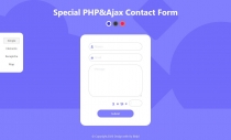 Special PHP Ajax Contact Form Screenshot 3
