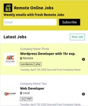 Remote Online Jobs - PHP Laravel Script Screenshot 4