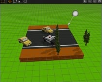 Balls Vs Cop Car Buildbox 3D Template Screenshot 3