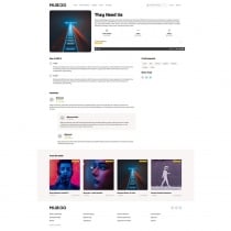 Musico - Premium Music Download Site HTML Template Screenshot 4