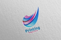 Digital Printing Company Logo Design Screenshot 2