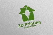 Home 3D Printing Company Logo Design 51 Screenshot 1