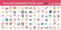 Party and Celebration Vector icons Screenshot 1