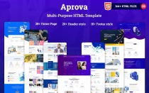 Aprova - MultiPurpose Responsive  HTML5 Template Screenshot 1