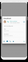 Casualtrack - Mobile App PSD Screenshot 5