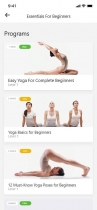Yoga Fitness - Android Studio UI Kit Screenshot 3