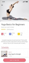 Yoga Fitness - Android Studio UI Kit Screenshot 4