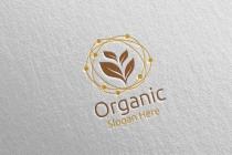 Organic Botanical Gardener Logo Design Screenshot 2