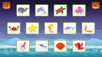 Kids Memory Game - Sea Creatures Unity Project Screenshot 1