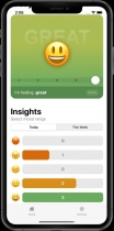 Mood Tracker - SwiftUI iOS App Source Code Screenshot 3