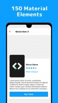 150 Material UI Elements - Android Studio Screenshot 3