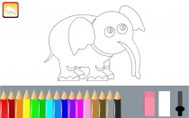 Your Own Coloring Wild Animals - Unity Kids Game Screenshot 3