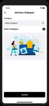 Wallpaper iPhone App with Admin Panel Screenshot 7
