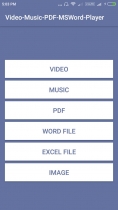 Music Player PDF Word Excel Android Source Code Screenshot 2