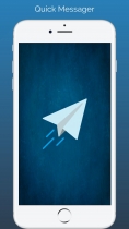 Quick Messenger - iOS App SWIFT 5 Screenshot 1