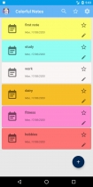 Colorful Notes - Android App Template Screenshot 2