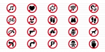 100 Forbidden Signs - Icons Screenshot 5
