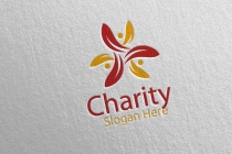 Charity Hand Love Logo Design Screenshot 2