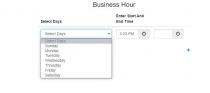 BusinessHours - Dynamic Business Hours JavaScript Screenshot 1