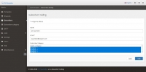 PHP Newsletter - In-Website Mailing System Screenshot 5