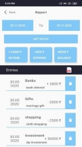 Income And Expense Manager Android App Source Code Screenshot 4
