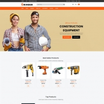Grinder - Tools  And Equipment Classic HTML Page Screenshot 3