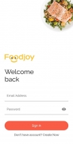 Foodjoy - On Demand Food Delivery App UI Kit Screenshot 1