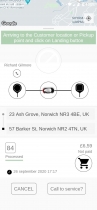 Black Taxi App UI Kit Screenshot 22