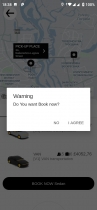 Black Taxi App UI Kit Screenshot 45