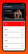 Arm Workout - Android App Source Code Screenshot 14