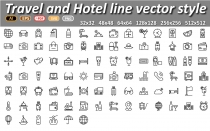 Travel and Hotel Icons Screenshot 5