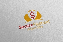 Cloud Online Secure Payment Logo Design Screenshot 1