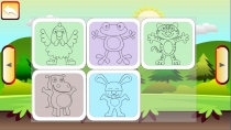 Edukida Your Own Coloring Happy Animals Kids Game Screenshot 2