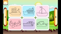 Edukida - Your Own Coloring Ships Unity Kids Game Screenshot 3
