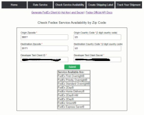 FedEx Shipping API integration PHP Script Screenshot 3