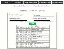 FedEx Shipping API integration PHP Script Screenshot 5