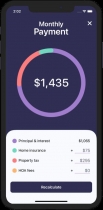 Mortgage Calculator - SwiftUI Real Estate iOS Screenshot 4