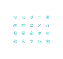 Minimal UI Icon set - 4 versions Screenshot 4