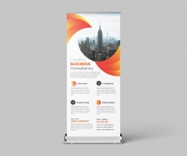 Corporate Business Agency Roll Up Standee Template Screenshot 1