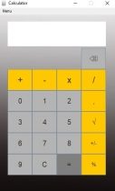 Calculator -  Java Application Screenshot 1