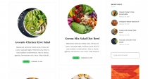 Palmio Food Recipe Blog WordPress Theme Screenshot 3