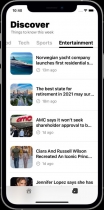 News - iOS App Firebase SwiftUI Screenshot 2