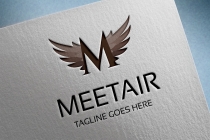 Letter M - Meetair Logo Screenshot 2
